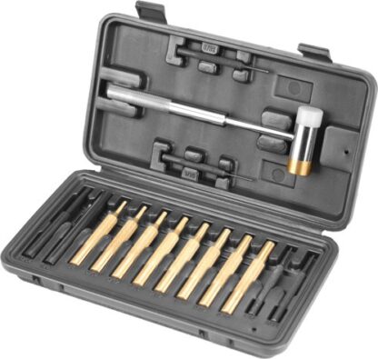 Wheeler Hammer And Punch Set - 14-punches-1-hammer-case