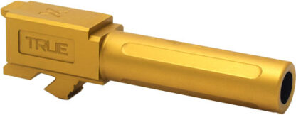 True Precision Glock 19 Barrel - Non-threaded Gold Tin
