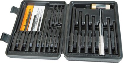 Wheeler Roll Pin Punch Master - Set 18-punches-1-hammer-case