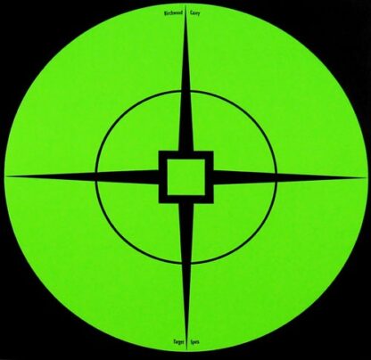 B-c Target Spots 6" Target - 10 Targets Green