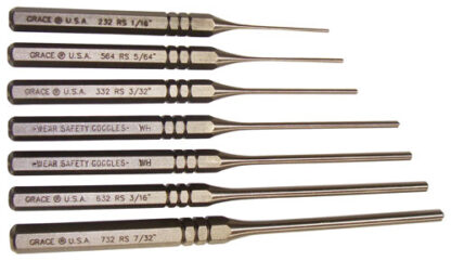 Grace Usa Punch Set - Roll Pin Punch Set Of 7 Steel