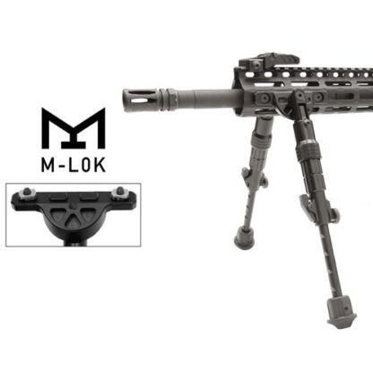 Utg Bipod Recon Flex M-lok - Matte Blk Center H 5.7"-8" - Image 2
