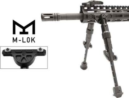 Utg Bipod Recon Flex M-lok - Matte Blk Center H 8.0"-11.8" - Image 2