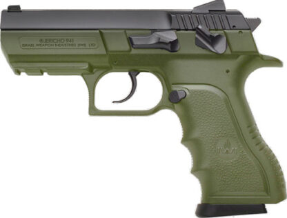 Iwi Jericho 941 Enhanced 9mm - 4.4" 2-16rd Mag Od Green Poly