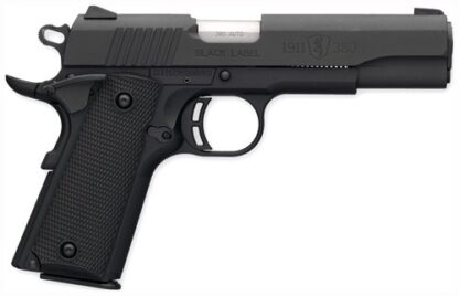 Browning 1911-380 Black Label - .380acp 4.25"fs 8rd Blk-syn