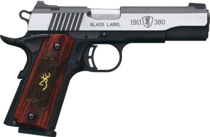 Browning 1911-380 Black Label - Medallion Pro 4.25" Nt St Wood