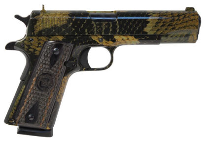 Iver Johnson 1911a1 Boa - .45acp 5" Fs 8rd Snakeskin