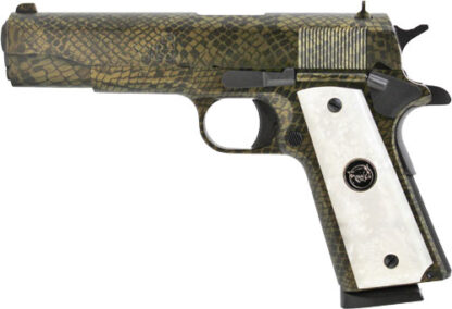 Iver Johnson 1911a1 Moccasin - .45acp 5" Fs 8rd Snakeskin
