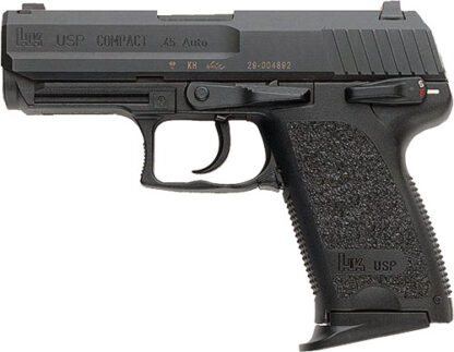 Hk Usp45 Compact V1 .45acp - 3.94" Bbl 2-8rd Black